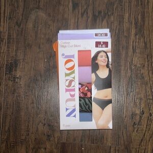 Jockey Cotton High Cut Bikini 6-Pack